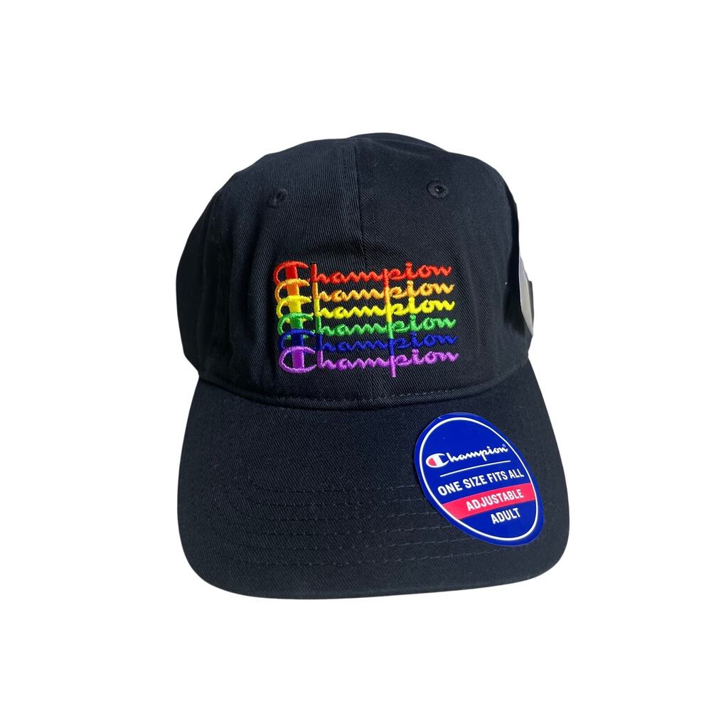 Champions Pride Black Cap Size OS